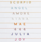 Aura Jewellery personalized zircon letter bracelet — product focus