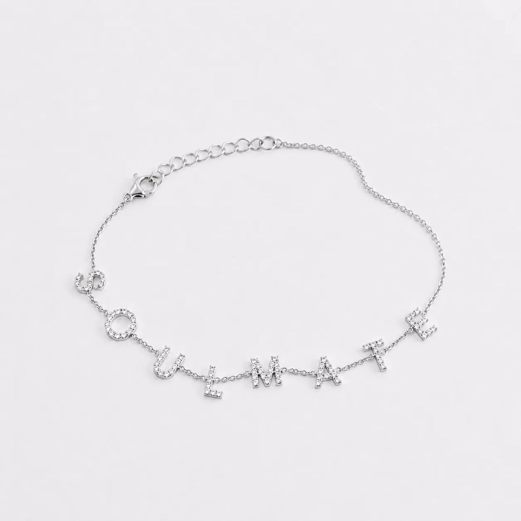 Aura Jewellery Soulmate bracelet in silver