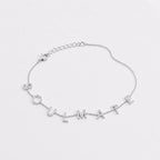 Aura Jewellery Soulmate bracelet in silver