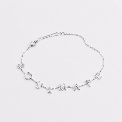 Aura Jewellery Soulmate bracelet in silver