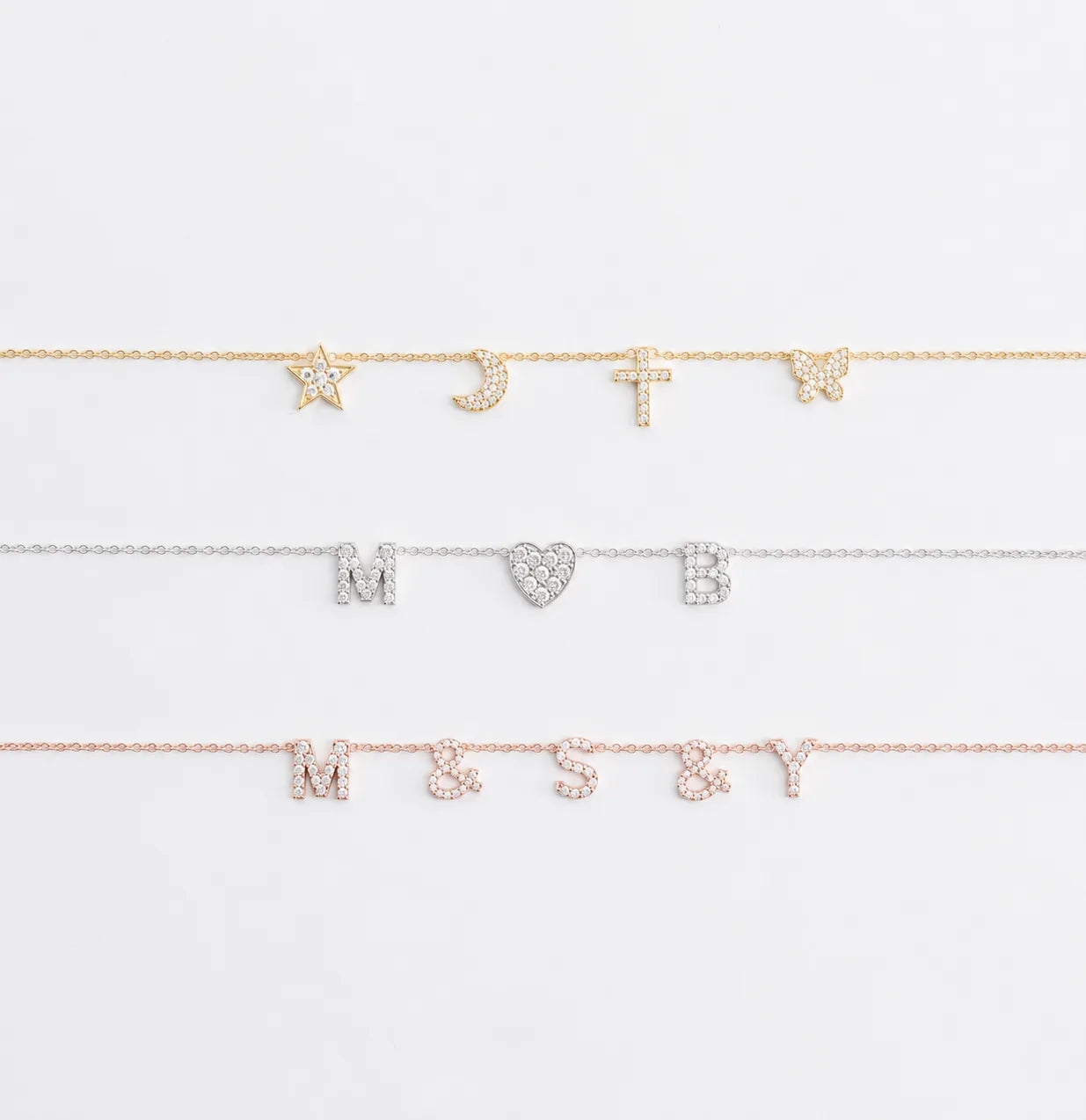 Aura necklace pattern motifs close-up